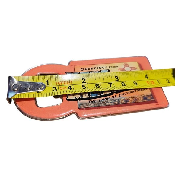 Greetings From New Mexico The Land Of Enchantment Bottle Opener Fridge Magnet - Picture 3 of 3